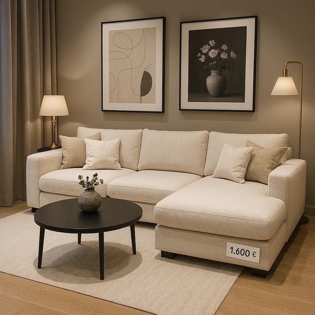 Canapé familial élégant à prix abordable