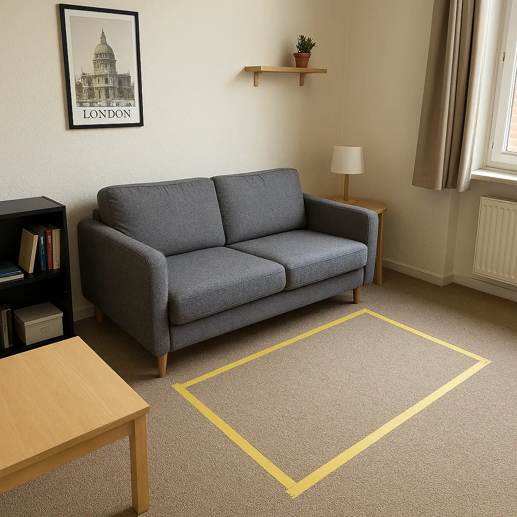 Canapé étudiant compact adapté à un petit espace